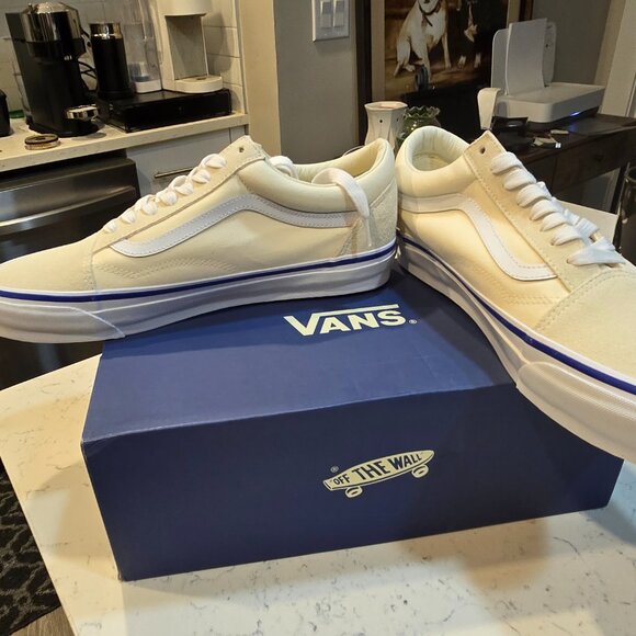 Vans Premium Old Skool 36 Off White VN000CNGOFW Men's Size 9.5 SHOES NEW - Picture 3 of 10